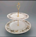 Vintage Royal Doulton "Larchmont" 2-tier cake stand
