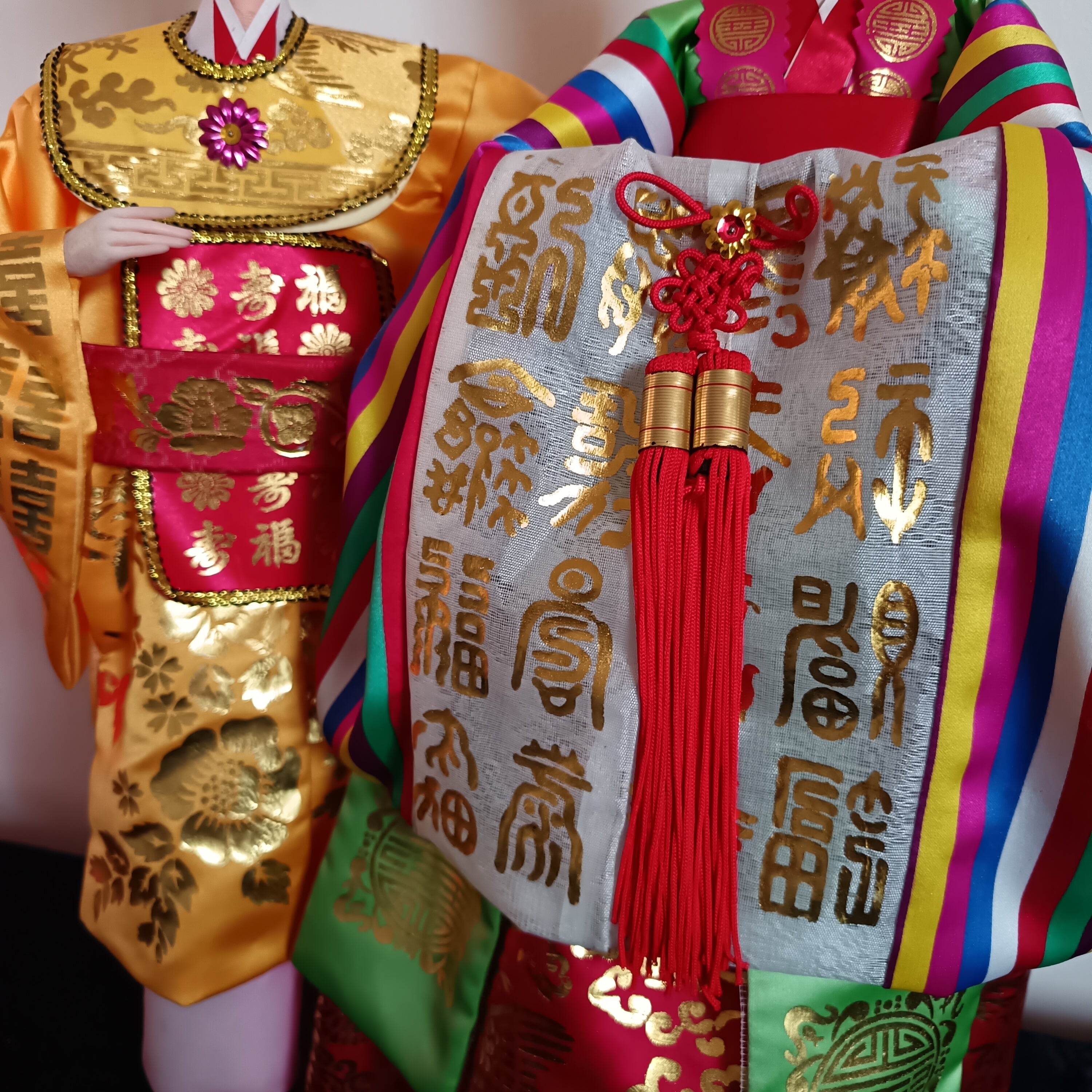 Seoul Minyesa Traditional Korean wedding day dolls,
