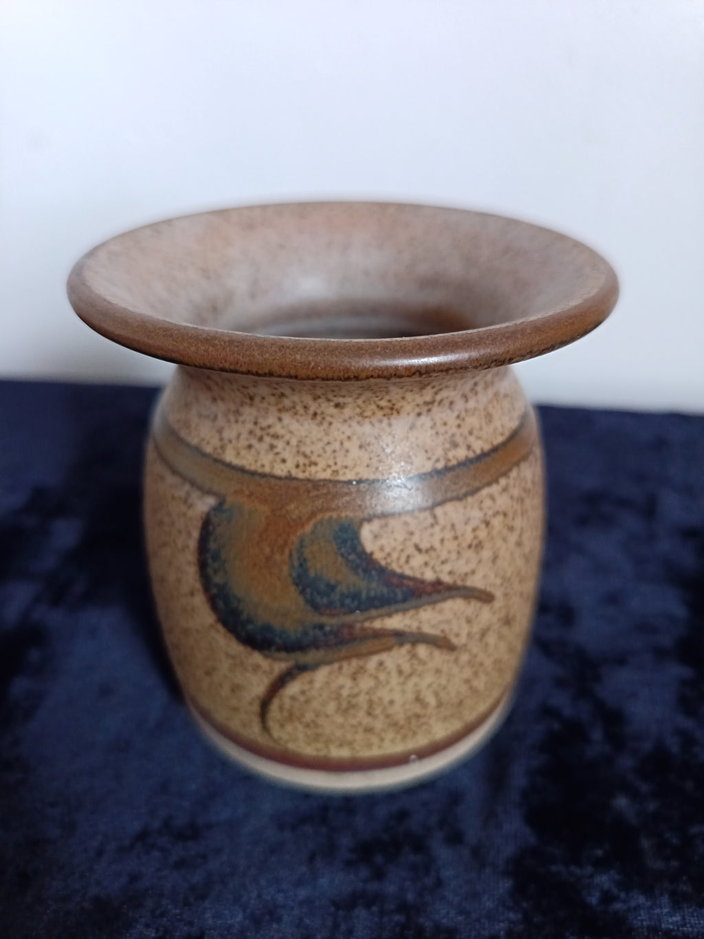 Vintage Donald Glanville studio pottery jar North Yorkshire.