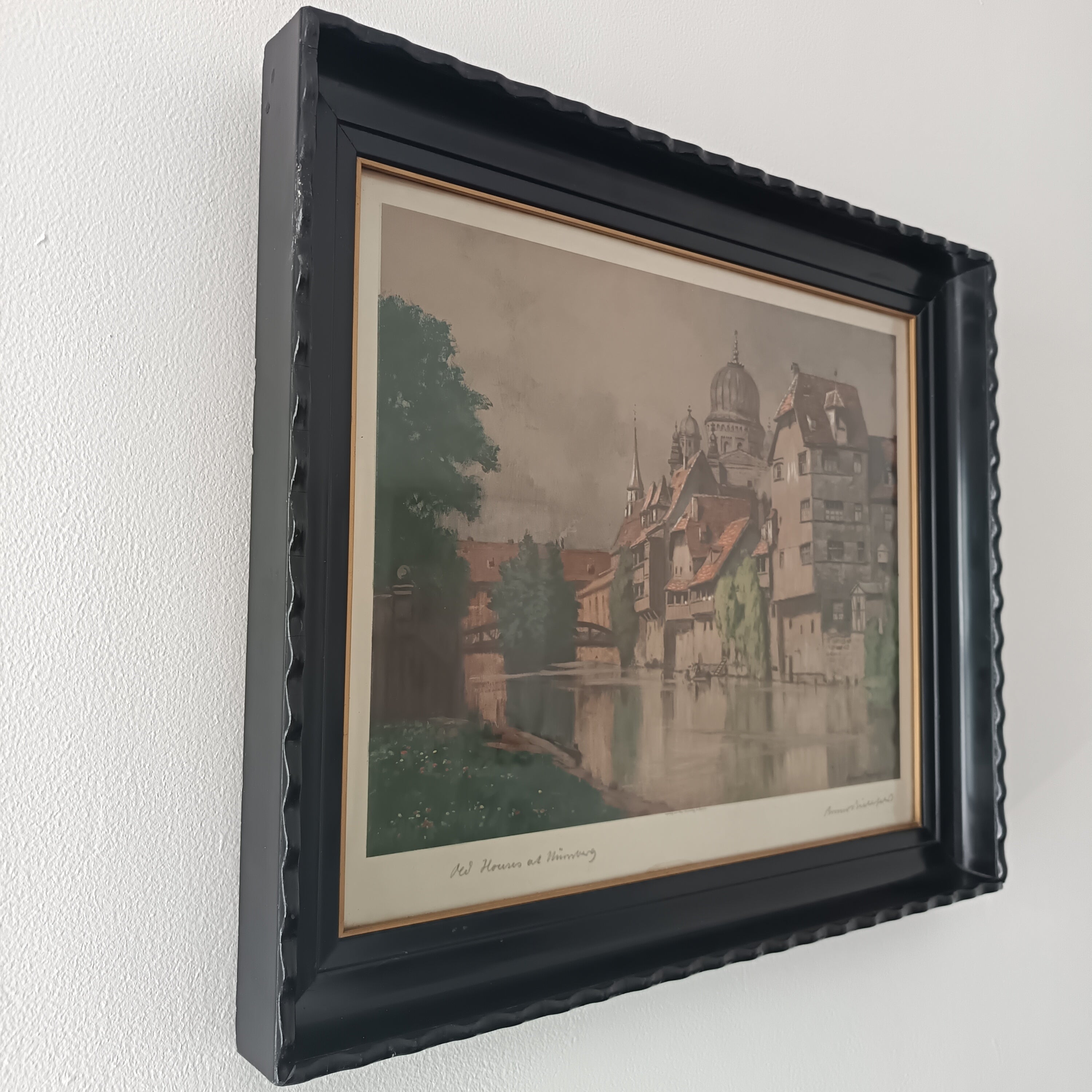 The Old Houses at Nuremberg by Bruno Bielefeld. circa 1920–1935