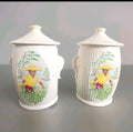 A Pair Vintage Sylvac Ware Tea Caddies