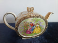 Vintage ceramic barrel teapot England Sadler