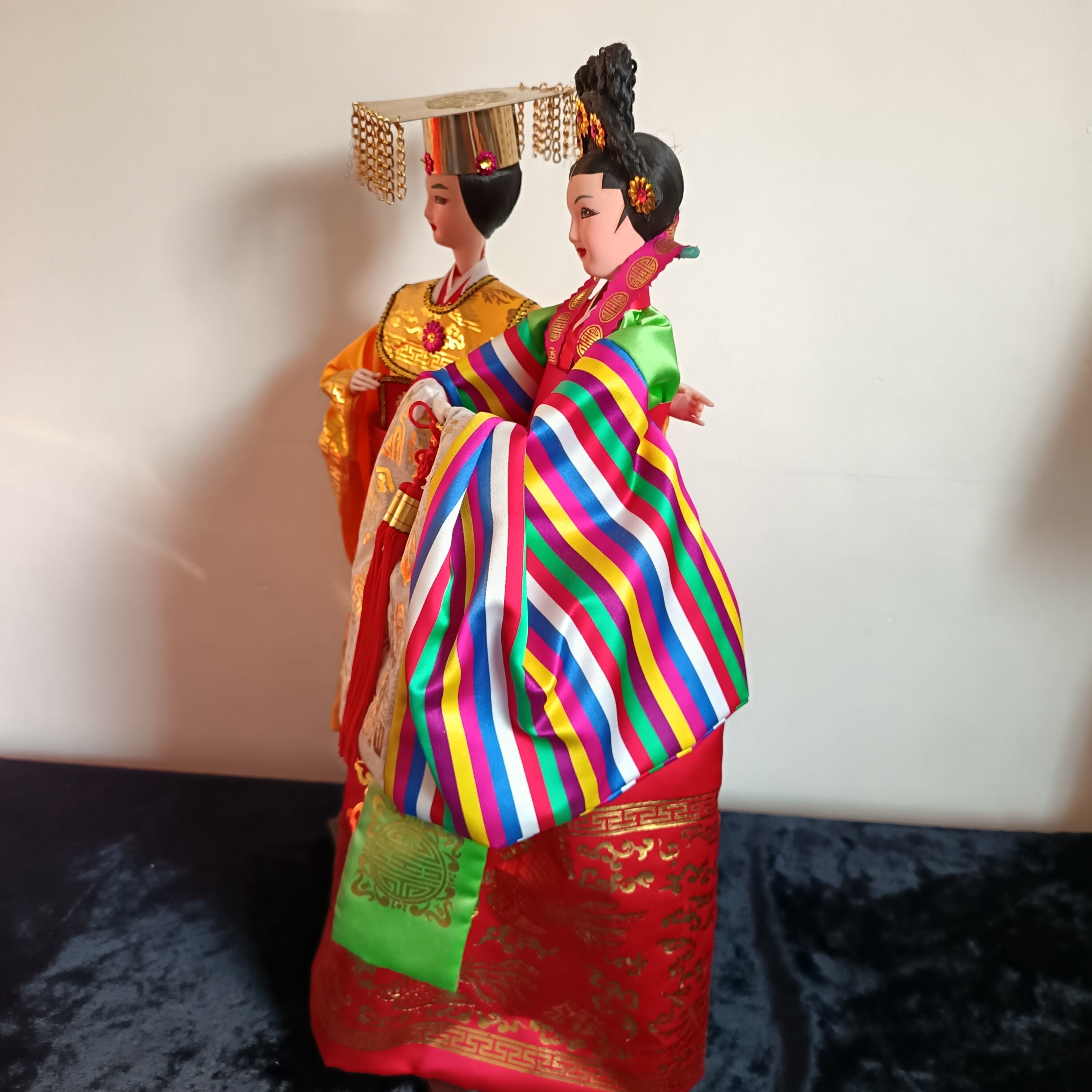Seoul Minyesa Traditional Korean wedding day dolls,