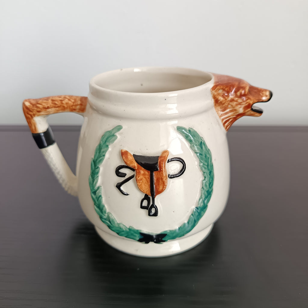 1950's Keele Pottery Huntsman trio water jugs.