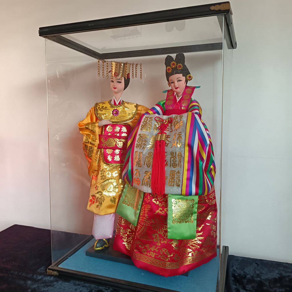 Seoul Minyesa Traditional Korean wedding day dolls,