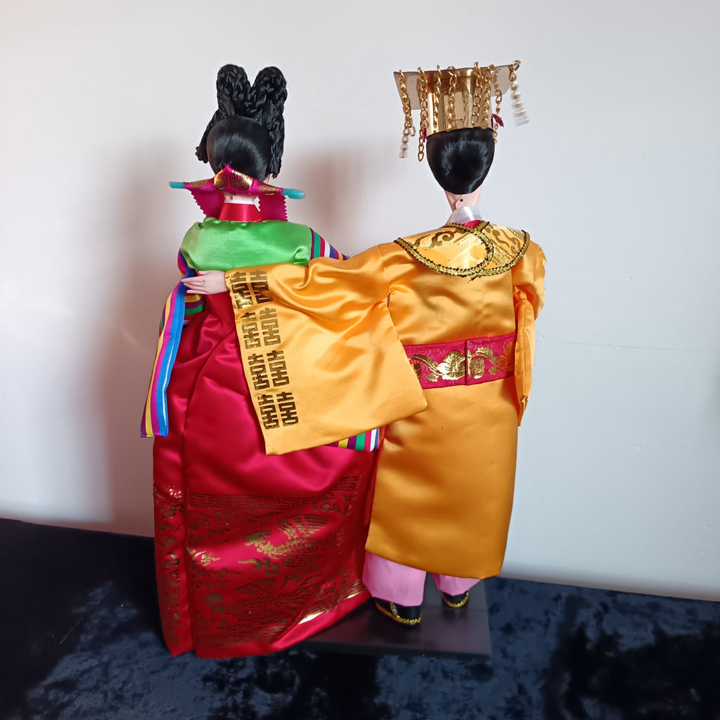 Seoul Minyesa Traditional Korean wedding day dolls,