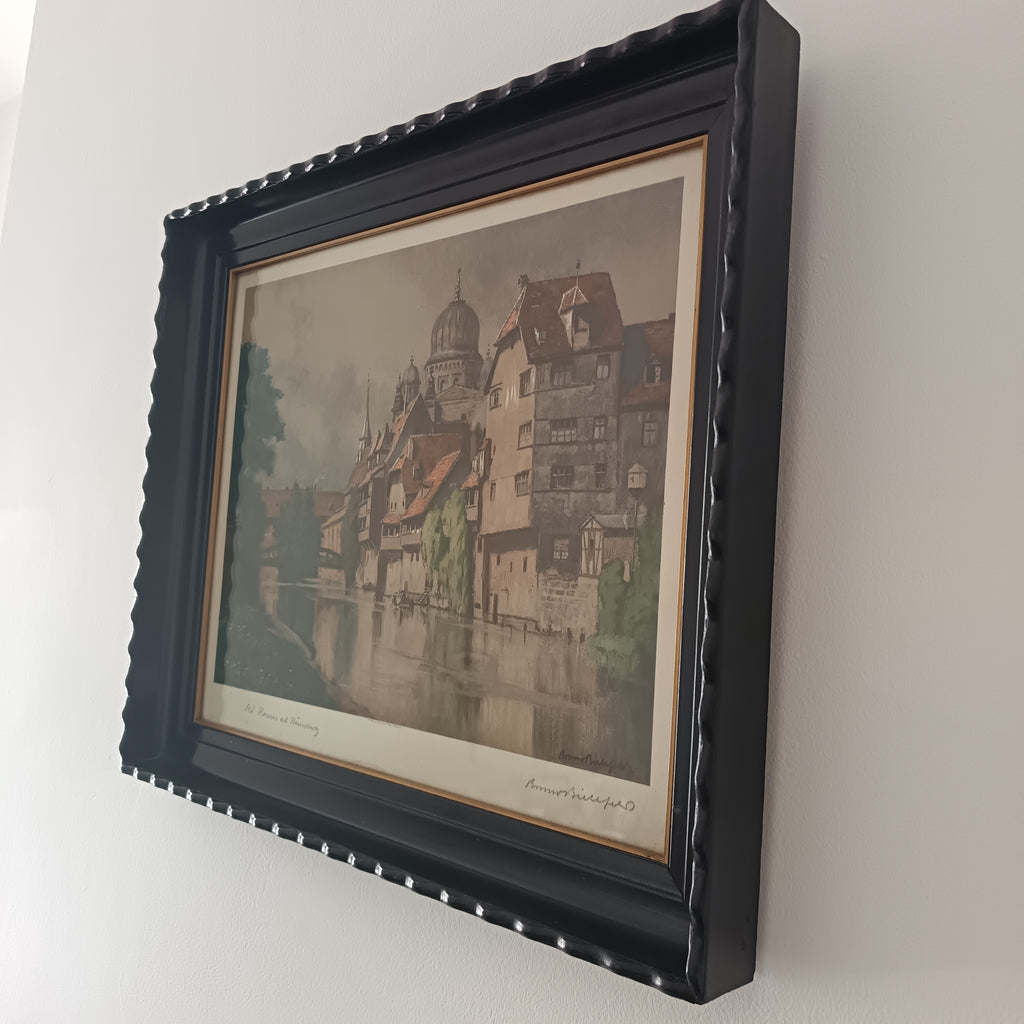 The Old Houses at Nuremberg by Bruno Bielefeld. circa 1920–1935