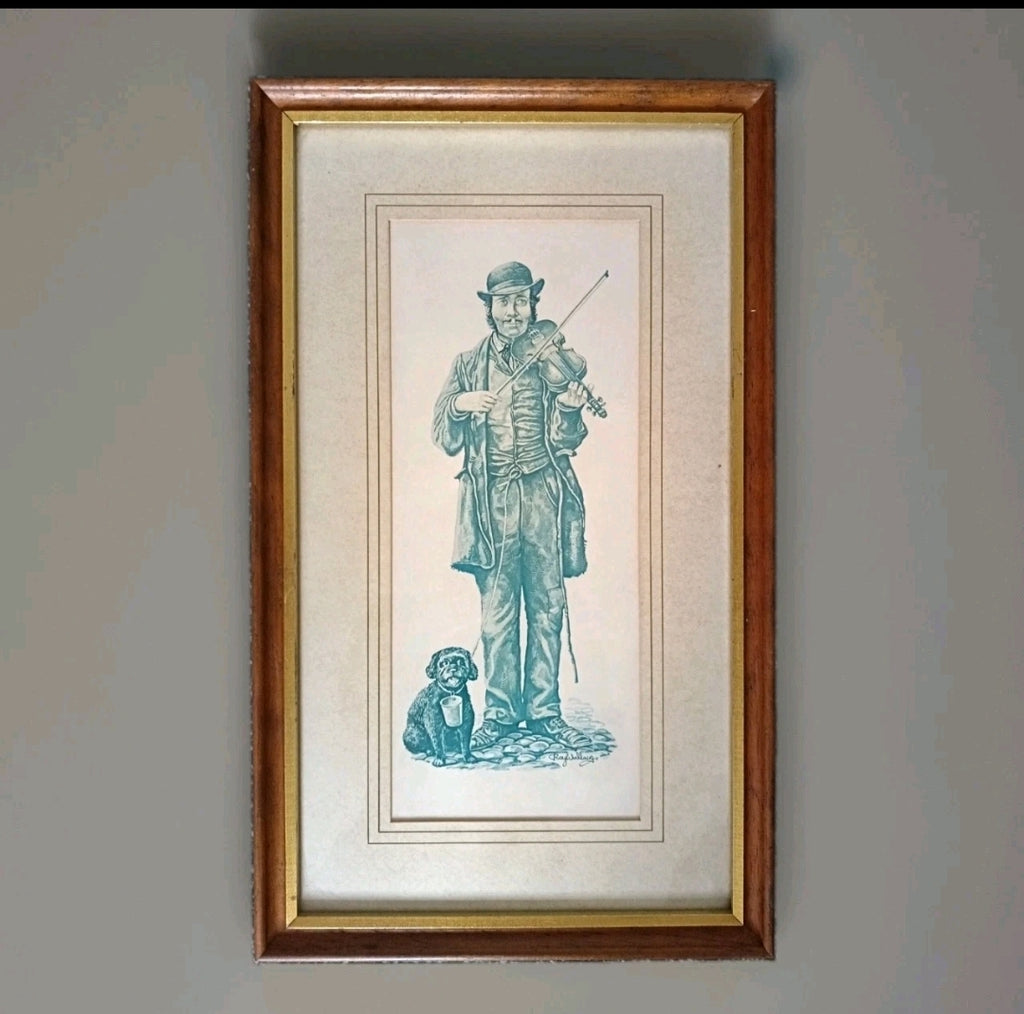 Roy Wallace Street performer's framed prints .