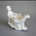 Royal Worcester "Blanc de Chine" white glazed porcelain salt dish